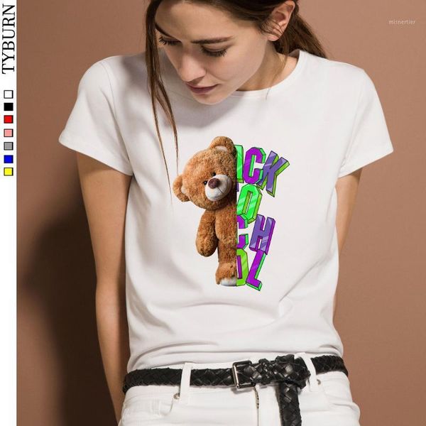 harajukuo collar t-shirt women men 100% cotton anime bear color letter short sleeve kawaiit tshirt ca80 women's, White
harajukuo collar t-shirt women men 100% cotton anime bear color letter short sleeve kawaiit tshirt ca80 women's, White