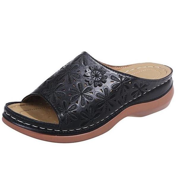 designer women slippers 2021 summer retro women's sandals fashion large size casual breathable platform womens shoes, Black
designer women slippers 2021 summer retro women's sandals fashion large size casual breathable platform womens shoes, Black