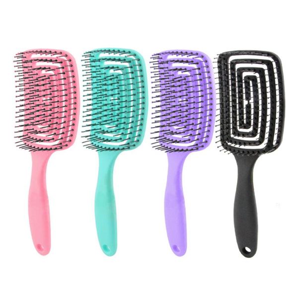 massage comb hair brush wide tooth scalp fluffy hairdressing big curved for styling purple brushes, Silver
massage comb hair brush wide tooth scalp fluffy hairdressing big curved for styling purple brushes, Silver
