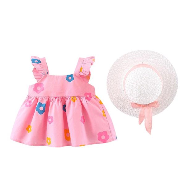 girl's dresses flower print girls dress baby kids sleeve princess dress+hat set outfit summer folds tanks vetement fille, Red;yellow
girl's dresses flower print girls dress baby kids sleeve princess dress+hat set outfit summer folds tanks vetement fille, Red;yellow