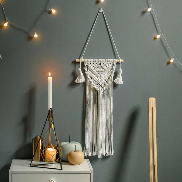 tapestries hand-woven home tapestry ornament room wall hanging cotton rope gift macrame handcrafted project
tapestries hand-woven home tapestry ornament room wall hanging cotton rope gift macrame handcrafted project