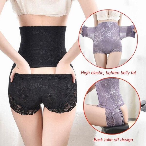 women's shapers shaper panties lace body with zipper double control women shapewear waist trainer, Black;white
women's shapers shaper panties lace body with zipper double control women shapewear waist trainer, Black;white