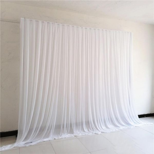 3x3m/10x10ft white sheer silk cloth drapes panels hanging curtains po backdrop wedding party events diy drapery decoration
3x3m/10x10ft white sheer silk cloth drapes panels hanging curtains po backdrop wedding party events diy drapery decoration
