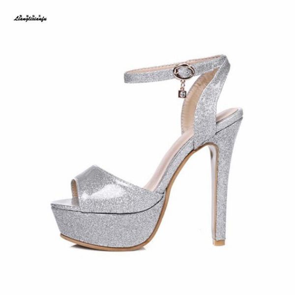 stiletto sandals 14cm thin heel women platform shoes gold bottoms zapatos mujer ladies party wedding pumps plus:30 31 32-48, Black
stiletto sandals 14cm thin heel women platform shoes gold bottoms zapatos mujer ladies party wedding pumps plus:30 31 32-48, Black