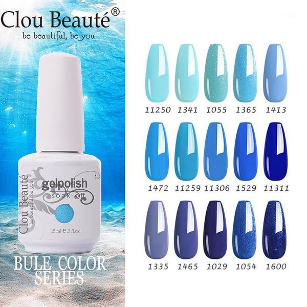 clou beaute 15ml blue colors series gel nail polish glitter semi permanent arts varnish for manicure base and coat1, Red;pink
clou beaute 15ml blue colors series gel nail polish glitter semi permanent arts varnish for manicure base and coat1, Red;pink