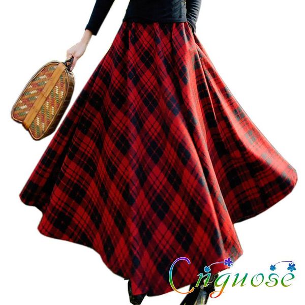 skirts 2021 autumn and winter plus size 7xl 6xl retro vintage casua red lattice plaid woolen female maxi a line womens (scarf), Black
skirts 2021 autumn and winter plus size 7xl 6xl retro vintage casua red lattice plaid woolen female maxi a line womens (scarf), Black