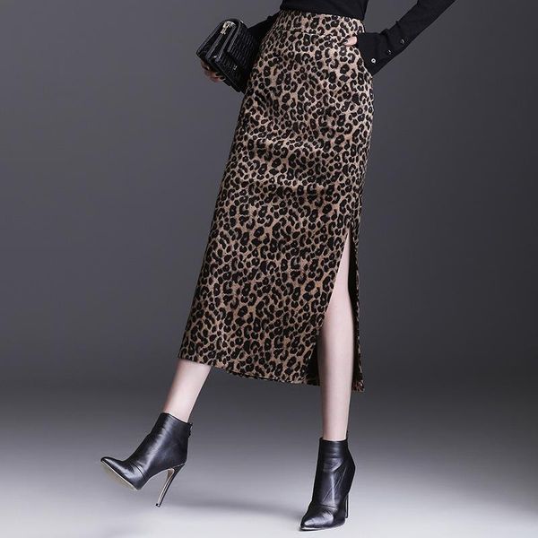 skirts leopard print wrap women 2021 autumn winter high waist split slim fit bodycon midi skirt elegant ol faldas, Black
skirts leopard print wrap women 2021 autumn winter high waist split slim fit bodycon midi skirt elegant ol faldas, Black
