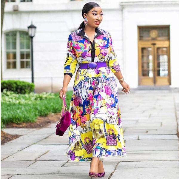 ethnic clothing plus size african print dress women long sleeve pleated midi dresses elegant office lady work wear modest female fashion, Red
ethnic clothing plus size african print dress women long sleeve pleated midi dresses elegant office lady work wear modest female fashion, Red