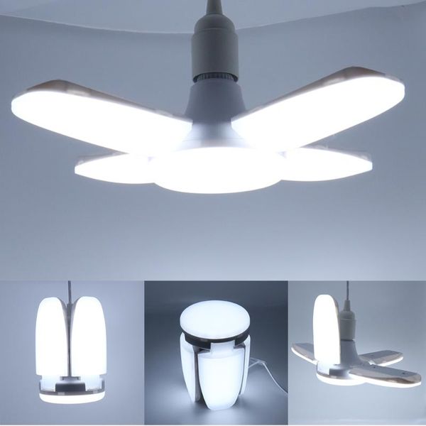 bulbs 85-265v led bulb e27 28w 50w foldable fan blade light lampada angle adjustable for home garage lighting
bulbs 85-265v led bulb e27 28w 50w foldable fan blade light lampada angle adjustable for home garage lighting