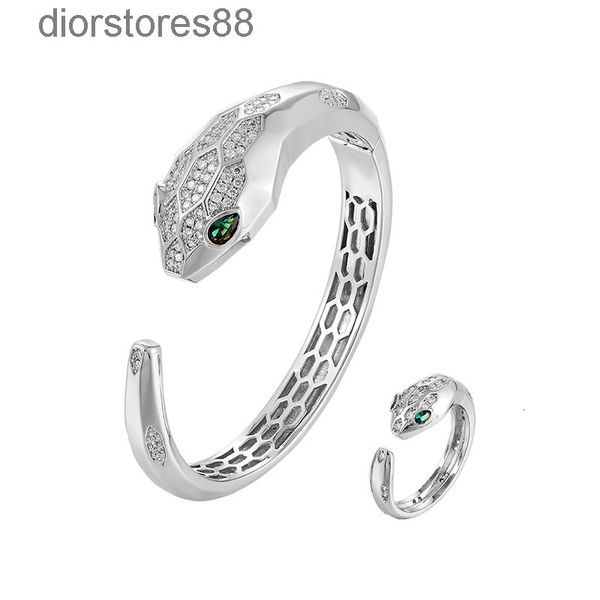 bangles bracelet fashion knife cut snake women's jewelry micro set zircon ring, Black
bangles bracelet fashion knife cut snake women's jewelry micro set zircon ring, Black