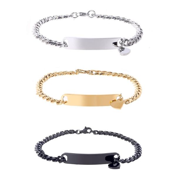 charm bracelets stainless steel gold bar bracelet with love pendant for women men simple delicate curb chain handmade minimalist jewelry, Golden;silver
charm bracelets stainless steel gold bar bracelet with love pendant for women men simple delicate curb chain handmade minimalist jewelry, Golden;silver