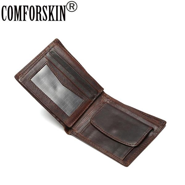 wallets comforskin d cowhide crazy horse leather short vintage men european and american style designer purses 2021, Red;black
wallets comforskin d cowhide crazy horse leather short vintage men european and american style designer purses 2021, Red;black