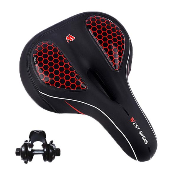 bike saddles 40# thickened bicycle seat cushion soft elastic breathable comfortable silicone with tail light saddl
bike saddles 40# thickened bicycle seat cushion soft elastic breathable comfortable silicone with tail light saddl
