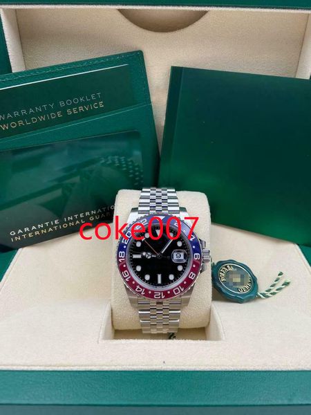 specially made waterproof 40mm gmt ii pepsi 126710blro 3285 mechanical automatic men's watch with box mens watches, Slivery;brown
specially made waterproof 40mm gmt ii pepsi 126710blro 3285 mechanical automatic men's watch with box mens watches, Slivery;brown