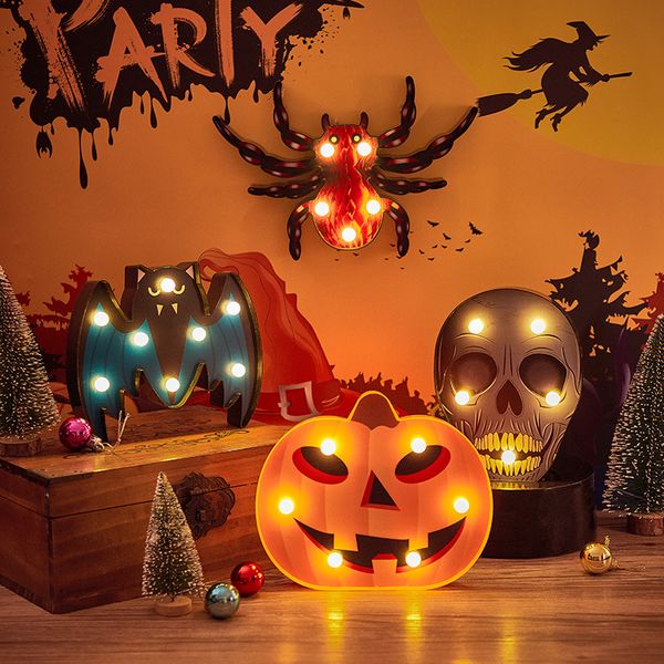 led bat spider pumpkin ghost skull night light halloween decorations party decorating props
led bat spider pumpkin ghost skull night light halloween decorations party decorating props