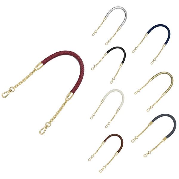 bag parts & accessories pu leather female replacement belt with handle metal chain, Black
bag parts & accessories pu leather female replacement belt with handle metal chain, Black