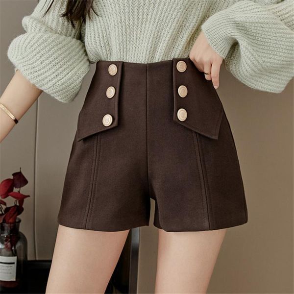 women's shorts cbafu tweed women double buttons high waist autumn winter a-line chic runway ladies skirts office lady 3 color n707, White;black
women's shorts cbafu tweed women double buttons high waist autumn winter a-line chic runway ladies skirts office lady 3 color n707, White;black