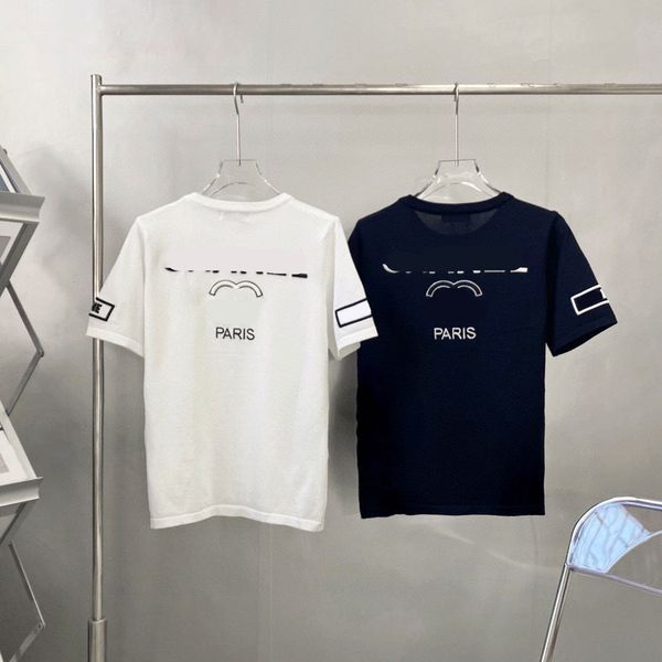 brand sweaters new embroidered double-c mark back three-dimensional large letter women's round neck knitted t-shirt brea, White;black
brand sweaters new embroidered double-c mark back three-dimensional large letter women's round neck knitted t-shirt brea, White;black
