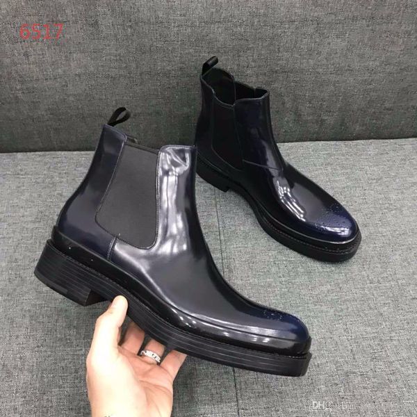 2018 new arrival spring fall brand men's high elastic band leather shoes ankle boots fashion oxfords martin boots, Black
2018 new arrival spring fall brand men's high elastic band leather shoes ankle boots fashion oxfords martin boots, Black