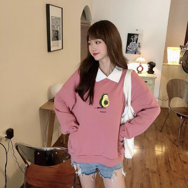 harajuku korean turn-down collar hoodies cute avocado cartoon womens kpop streetwear oversized sweatshirts mantel damen women's &, Black
harajuku korean turn-down collar hoodies cute avocado cartoon womens kpop streetwear oversized sweatshirts mantel damen women's &, Black