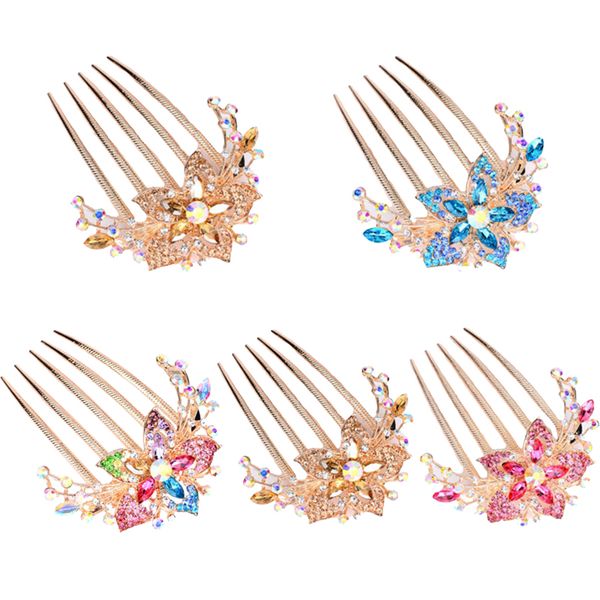 female wedding bridal hair pins for women head jewelry korean gold accessories comb rhinestone crystal hair clip hair comb, Silver
female wedding bridal hair pins for women head jewelry korean gold accessories comb rhinestone crystal hair clip hair comb, Silver