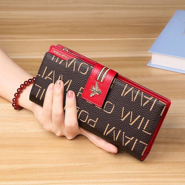 classic wallets fashion personality women's multi card bank bag cowhide handbags female mobile phone, Red;black
classic wallets fashion personality women's multi card bank bag cowhide handbags female mobile phone, Red;black