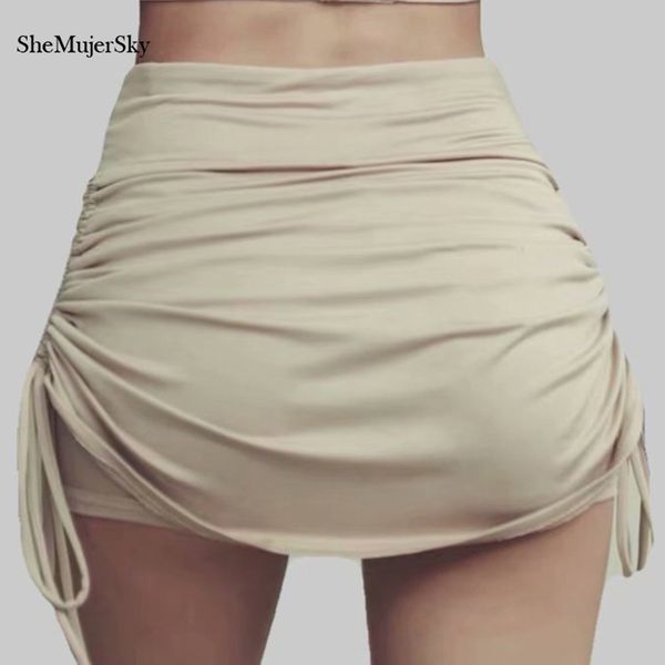 shemujersky lace up mini skirt style shorts slim skinny khaki elastic high waist shorts women 2021 fashion bandage pants, Black
shemujersky lace up mini skirt style shorts slim skinny khaki elastic high waist shorts women 2021 fashion bandage pants, Black