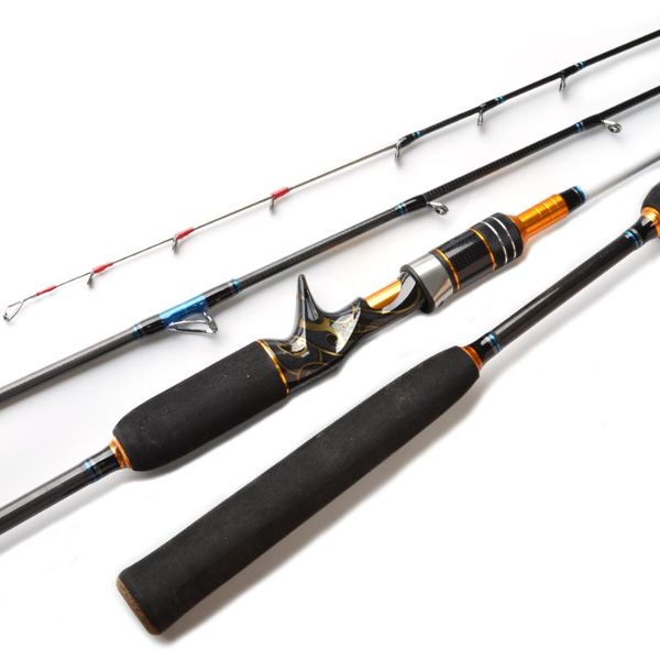1.8m 2.1m jig fishing rod spinning lure 30-150g 2 sections mh titanium alloy tip sea boat carbon jigging casting rods
1.8m 2.1m jig fishing rod spinning lure 30-150g 2 sections mh titanium alloy tip sea boat carbon jigging casting rods