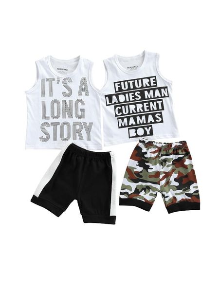 clothing sets 2021 infant kids 2pcs baby boy summer outfits, casual letter print sleeveless t-shirt + shorts set 1-5t, White
clothing sets 2021 infant kids 2pcs baby boy summer outfits, casual letter print sleeveless t-shirt + shorts set 1-5t, White