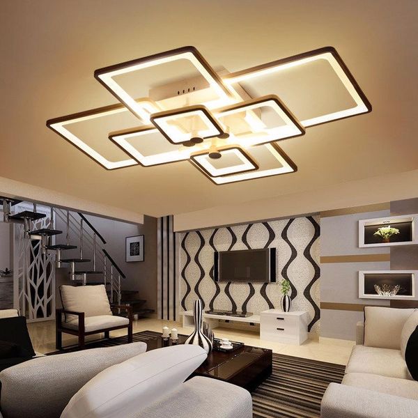chandeliers modern led chandelier for living dining room bedroom kitchen home ceiling lamps remote control rectangle black/white fixtures
chandeliers modern led chandelier for living dining room bedroom kitchen home ceiling lamps remote control rectangle black/white fixtures