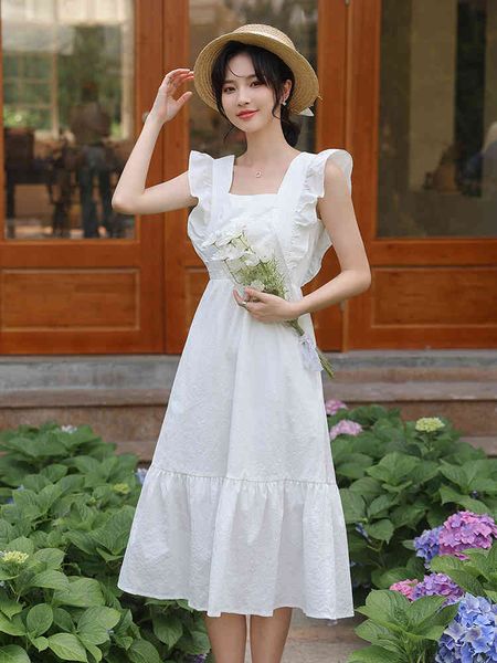 casual dresses elegant summer in a party for casual woman, sleeveless square turtleneck, lady fashion white robes 2021., Black;gray
casual dresses elegant summer in a party for casual woman, sleeveless square turtleneck, lady fashion white robes 2021., Black;gray