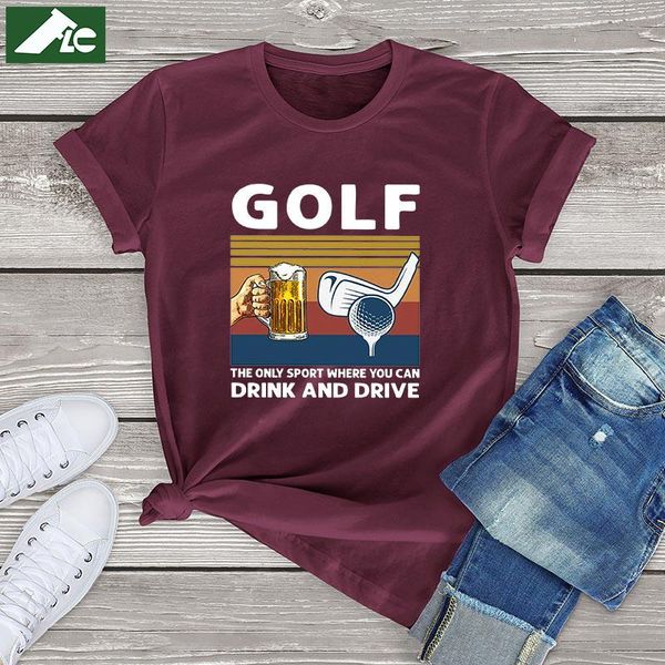 women's t-shirt 100 cotton golf t shirt women men the only sport where you can drink and drive lover tshirt vintage clothes ladies, White
women's t-shirt 100 cotton golf t shirt women men the only sport where you can drink and drive lover tshirt vintage clothes ladies, White