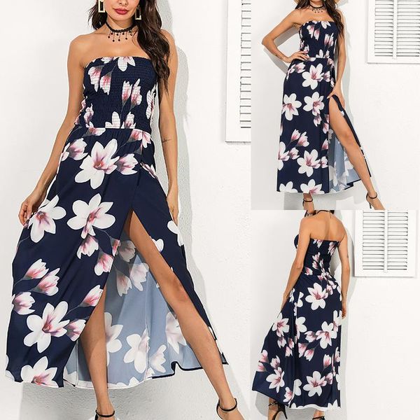 casual dresses summer for women strapless long dress ladies printed backless print maxi beach jurken zomer 2021 dames, Black;gray
casual dresses summer for women strapless long dress ladies printed backless print maxi beach jurken zomer 2021 dames, Black;gray