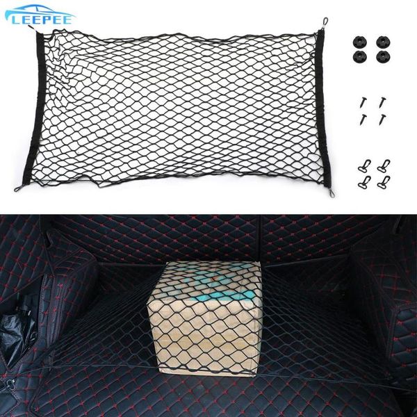 car organizer cargo luggage nylon elastic mesh trunk storage net bag stowing tidying multi hanging nets pocket
car organizer cargo luggage nylon elastic mesh trunk storage net bag stowing tidying multi hanging nets pocket