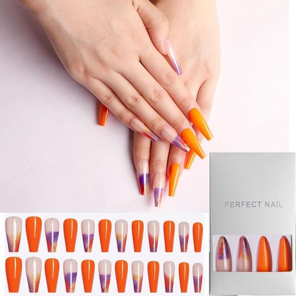 false nails 24pcs/box long ballerina coffin artificial french fake full cover nail tips with press glue detachable, Red;gold
false nails 24pcs/box long ballerina coffin artificial french fake full cover nail tips with press glue detachable, Red;gold