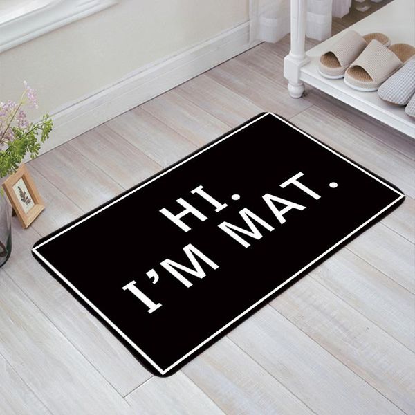 cushion/decorative pillow hi.i'm mat black kitchen doormat hallway porch floor mats printed carpets living room bedroom bath toilet rug
cushion/decorative pillow hi.i'm mat black kitchen doormat hallway porch floor mats printed carpets living room bedroom bath toilet rug