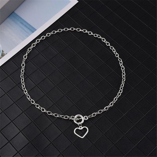 chains heart pendant necklace for women gold silver color chain punk jewelry gift
chains heart pendant necklace for women gold silver color chain punk jewelry gift