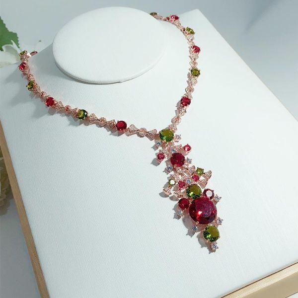 pendant necklaces superior quality rose gold women's necklace sub green wedding banquet brand jewelry fashion trend star luxurious love, Silver
pendant necklaces superior quality rose gold women's necklace sub green wedding banquet brand jewelry fashion trend star luxurious love, Silver