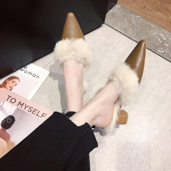 slippers shallow student girls fashion pointed scalp leather plush lining warmth pumps comfortable soft concise elegant u24-64, Black
slippers shallow student girls fashion pointed scalp leather plush lining warmth pumps comfortable soft concise elegant u24-64, Black