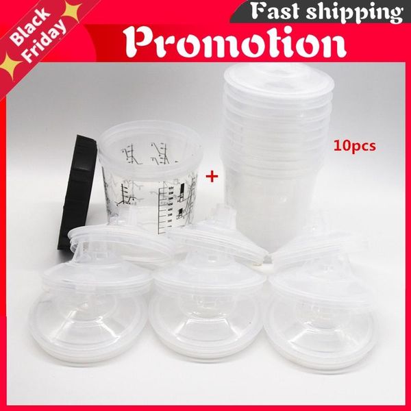 professional spray guns 10pcs isposable paint cup 165cc 400cc 600cc gun pps tank,type h/o quick cup, no cleaning cups mixing adapter pot
professional spray guns 10pcs isposable paint cup 165cc 400cc 600cc gun pps tank,type h/o quick cup, no cleaning cups mixing adapter pot