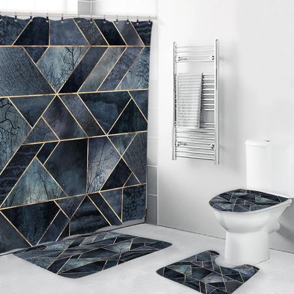 boho style geometric bathroom curtain shower waterproof set non-slip carpet toilet cover bath mat decoration mats
boho style geometric bathroom curtain shower waterproof set non-slip carpet toilet cover bath mat decoration mats