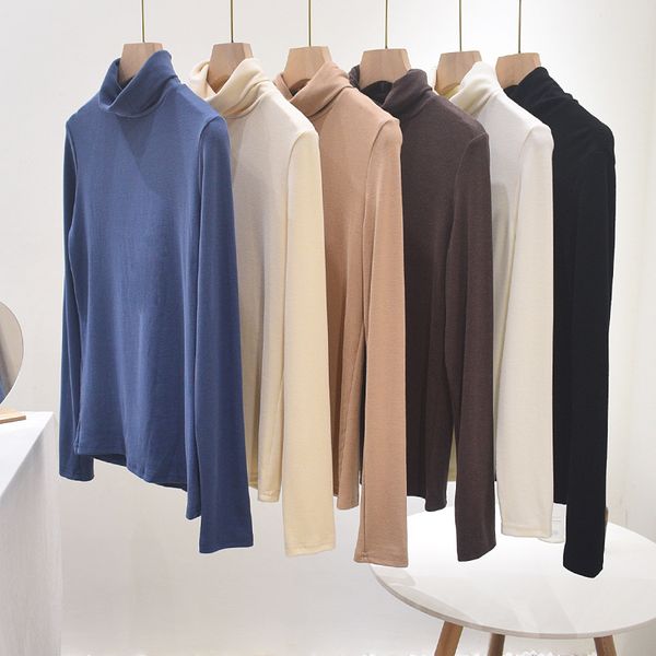 new arrivals women classic sweaters long sleeve turtleneck autumn warm fleece solid sweater soft clothes 210413, White;black
new arrivals women classic sweaters long sleeve turtleneck autumn warm fleece solid sweater soft clothes 210413, White;black