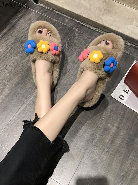 slippers 2021 autumn and winter fur color matching flowers wild non-slip wear thick bottom lazy women, Black
slippers 2021 autumn and winter fur color matching flowers wild non-slip wear thick bottom lazy women, Black