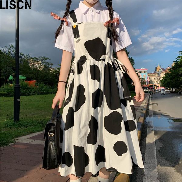 japanese girl dress one-piece a-line 2021 summer harajuku loose student cute college style sling midi dresses casual, Black;gray
japanese girl dress one-piece a-line 2021 summer harajuku loose student cute college style sling midi dresses casual, Black;gray