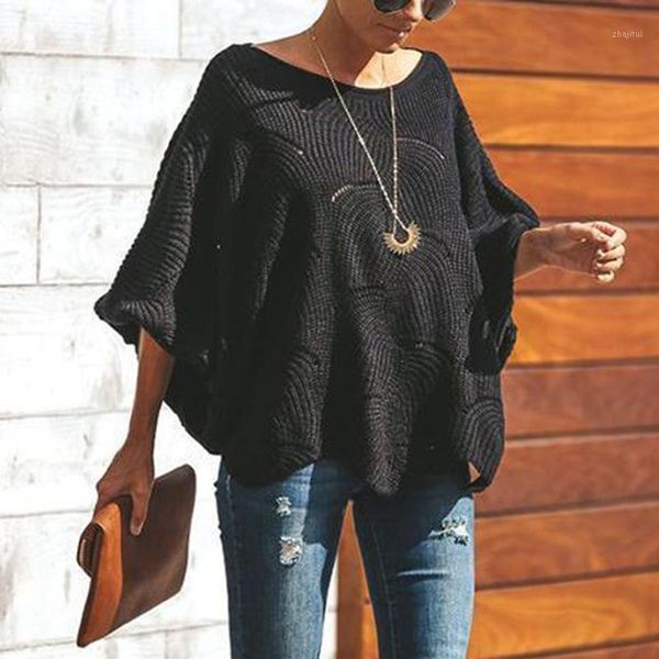 women's sweaters women loose sweater cloak casual oversized soft lantern sleeve hollow out pullovers knit o neck wave hem solid female, White;black
women's sweaters women loose sweater cloak casual oversized soft lantern sleeve hollow out pullovers knit o neck wave hem solid female, White;black