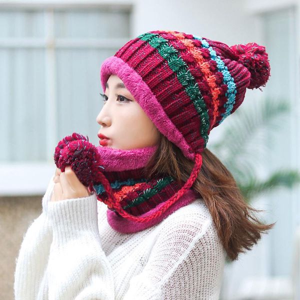 beanies women's color block warm plus thicken scarf and hat two-piece knit windproof cap fleece inside knitted set
beanies women's color block warm plus thicken scarf and hat two-piece knit windproof cap fleece inside knitted set