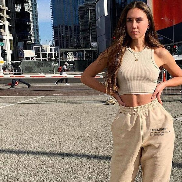 active casual elastic bottom women capri letter print high waist sporty gym athletic fitness jogger pants lounge trousers leisure wear, Black;white
active casual elastic bottom women capri letter print high waist sporty gym athletic fitness jogger pants lounge trousers leisure wear, Black;white