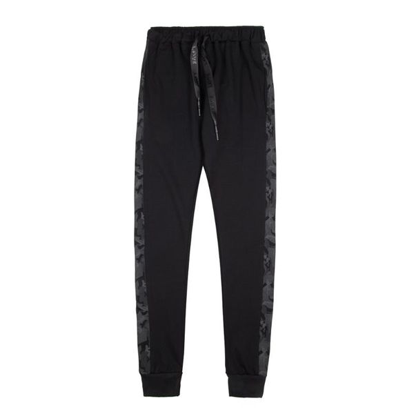 men's pants 2021 spring and summer elastic feet sports camouflage stitching, Black
men's pants 2021 spring and summer elastic feet sports camouflage stitching, Black