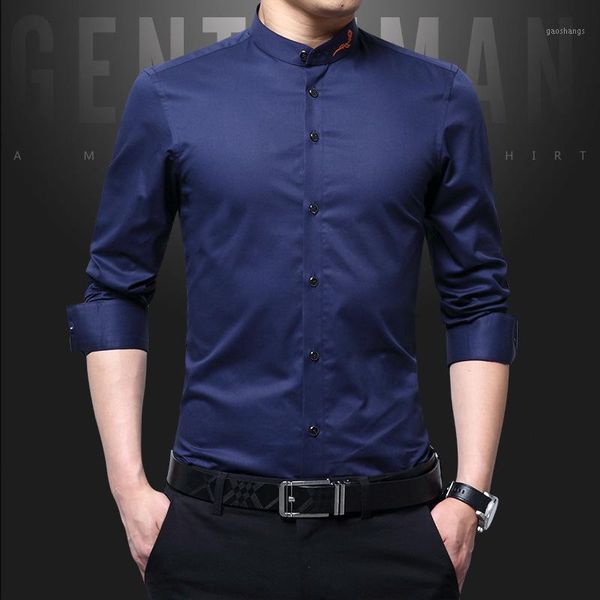 men's casual shirts recommend 2021 good patchwork black button turn down collar long sleeve twill business formal mens dress solid men, White;black
men's casual shirts recommend 2021 good patchwork black button turn down collar long sleeve twill business formal mens dress solid men, White;black