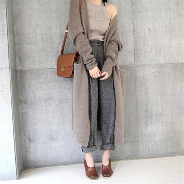 womens knitting coat style sweater autumn winter korean long cardigan thickened casual black 929b, White;black
womens knitting coat style sweater autumn winter korean long cardigan thickened casual black 929b, White;black
